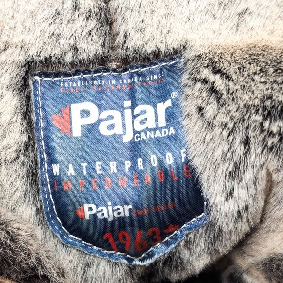 Pajar Canada Women Faux Shearling Brown Leather Snow Winter Boots 9-9.5US EUR40 - Picture 7 of 8